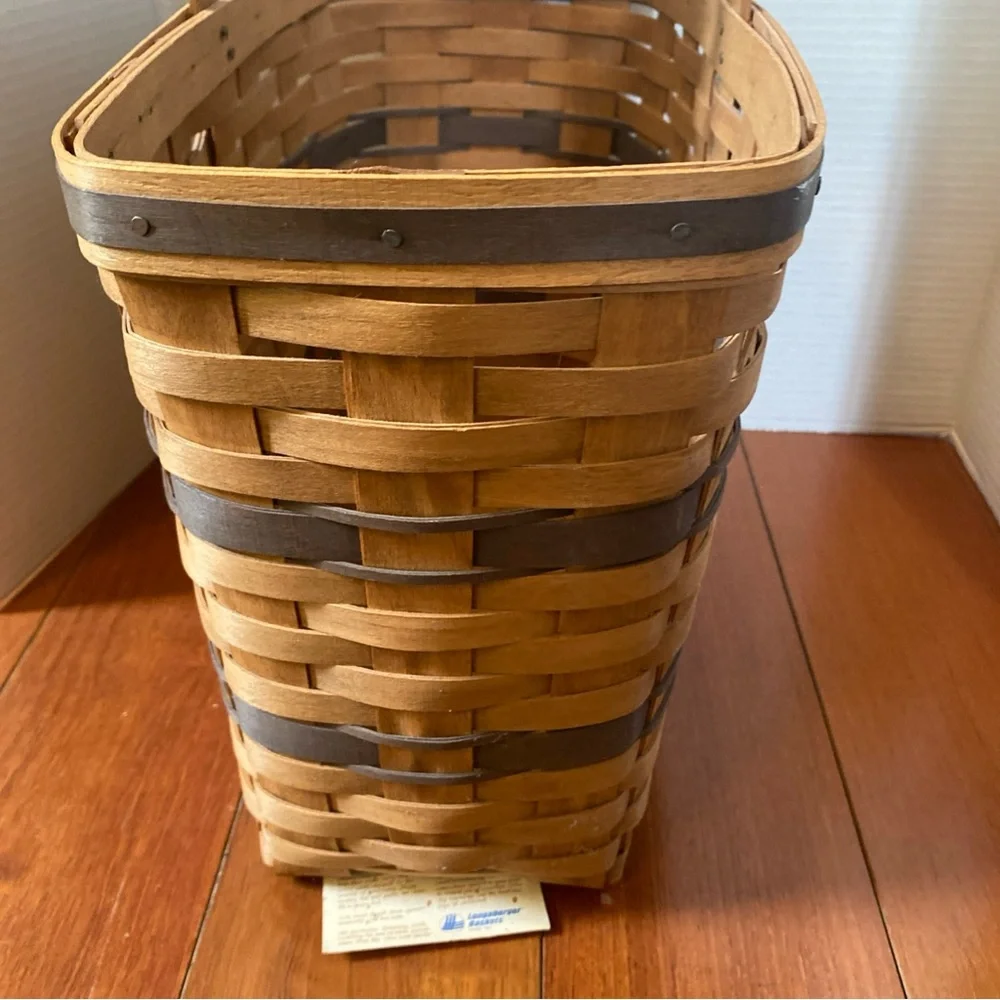 VTG J. W. Collection Longaberger Bread & Milk handwoven Basket 15x17”